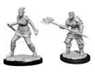 Dungeons & Dragons Nolzur's Marvellous Miniatures - Orc Barbarian Female - Image 2