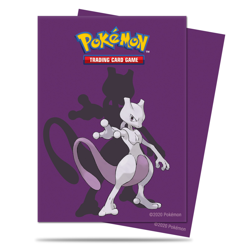Pokemon Mega Mewtwo X Card Sleeves – 65 Count, Official Pokemon TCG
