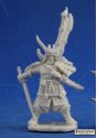 Reaper Bones NAKAYAMA HAYATO Samurai Miniatur – 60mm Fantasy-Figur Zum Bemalen Für Pathfinder & Rollenspiele