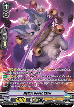 Mythic Beast, Skoll : V-BT12-SP13 - Cardfight!! Vanguard Single Card