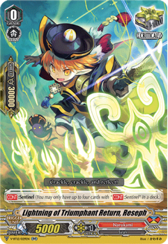 Lightning of Triumphant Return, Reseph : V-BT12-029 - Cardfight!! Vanguard Single Card