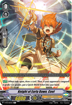 Knight of Early Dawn, Coel : V-BT12-064 - Cardfight!! Vanguard Single Card