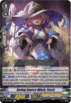 Spring Source Witch, Ficsis : V-BT12-071 - Cardfight!! Vanguard Single Card