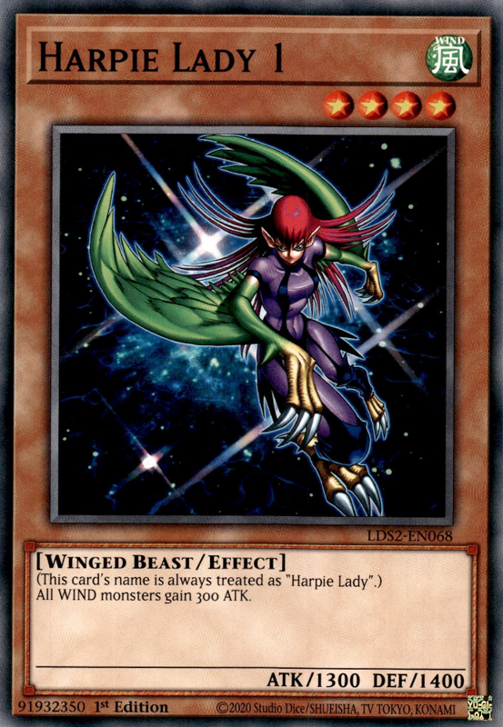 Harpie Lady 1 (Common) - LDS2-EN068 - Yu-Gi-Oh! Single Card Harpie Lady 1 (Common) - LDS2-EN068 - Yu-Gi-Oh! Single Card