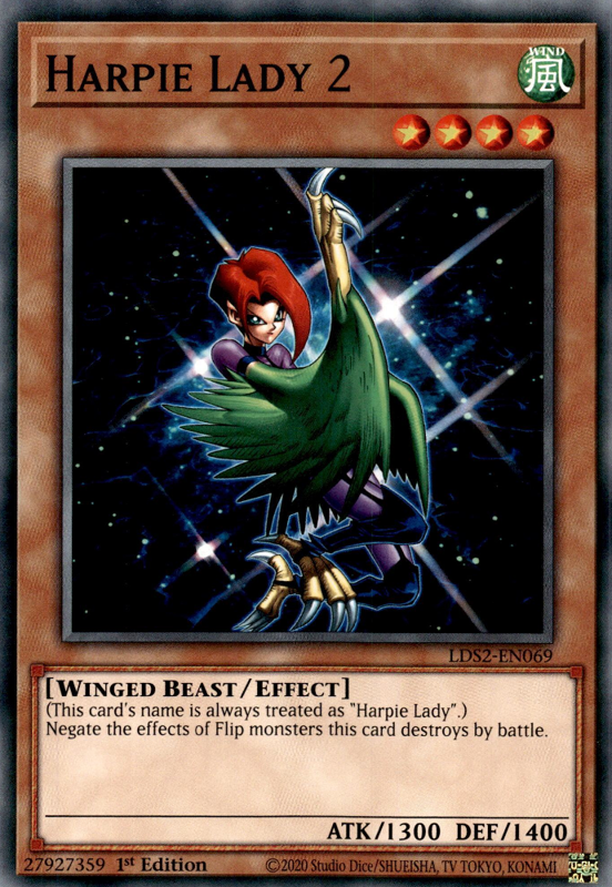 Harpie Lady 2 (Common) - LDS2-EN069 - Yu-Gi-Oh! Single Card Harpie Lady 2 (Common) - LDS2-EN069 - Yu-Gi-Oh! Single Card