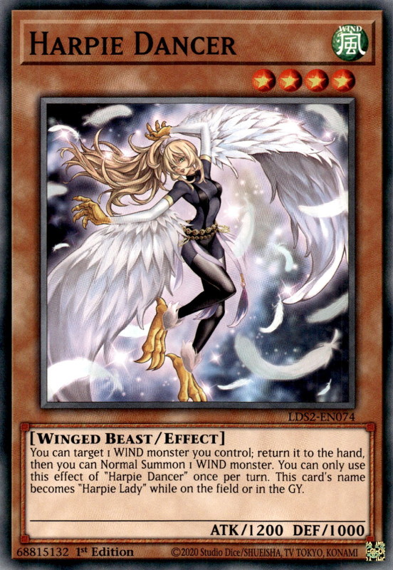 Harpie Dancer (Common) - LDS2-EN074 - Yu-Gi-Oh! Single Card Harpie Dancer (Common) - LDS2-EN074 - Yu-Gi-Oh! Single Card