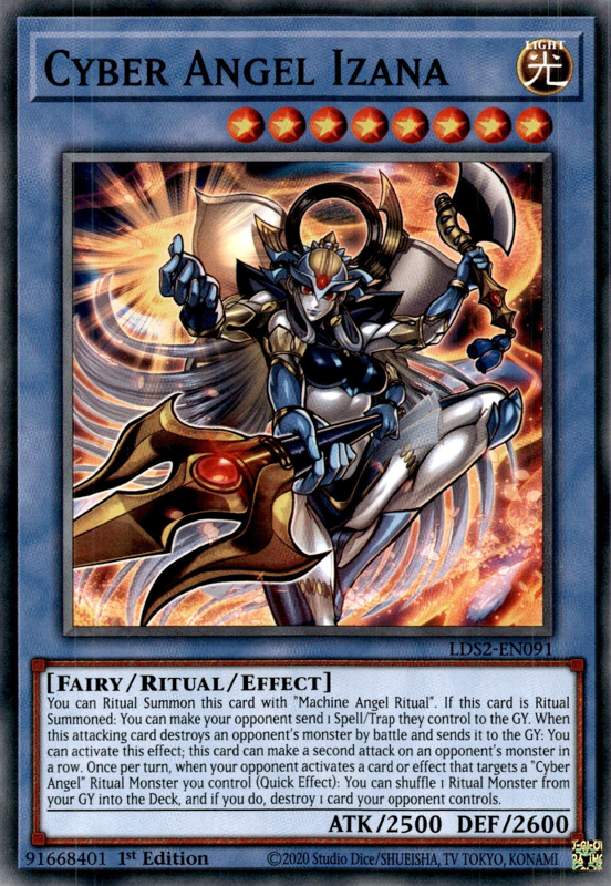 Cyber Angel Izana (Common) - LDS2-EN091 - Yu-Gi-Oh! Single Card Cyber Angel Izana (Common) - LDS2-EN091 - Yu-Gi-Oh! Single Card