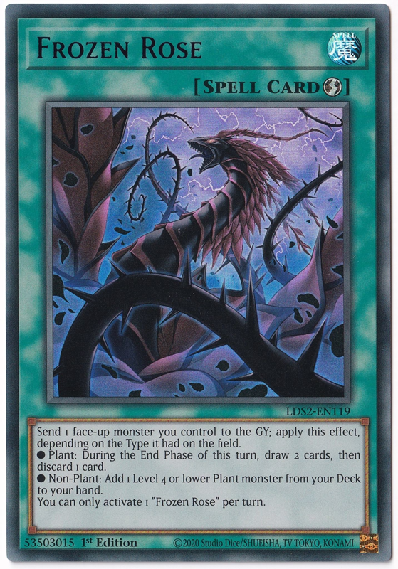Frozen Rose (Ultra Rare) (Green) - LDS2-EN119 - Yu-Gi-Oh! Single Card