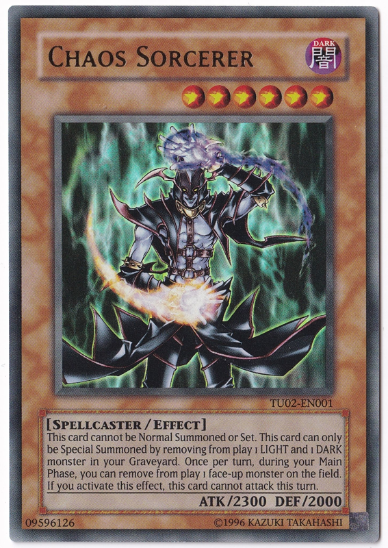 Chaos Sorcerer (Ultra Rare) - TU02-EN001 - Yu-Gi-Oh! Single Card Chaos Sorcerer (Ultra Rare) - TU02-EN001 - Yu-Gi-Oh! Single Card