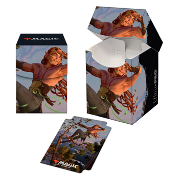 Magic the Gathering: Kaldheim 100+ Deck Box featuring Tyvar Kell