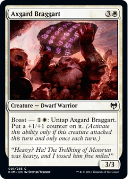 Axgard Braggart - KALDHEIM - 001/285 - Magic the Gathering Single Card