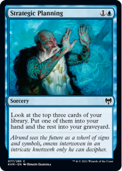 Strategic Planning - KALDHEIM - 077/285 - Magic the Gathering Single Card