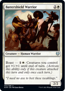 Battershield Warrior - KALDHEIM - 002/285 - Magic the Gathering Single Card