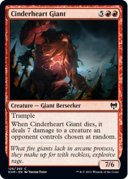 Cinderheart Giant - KALDHEIM - 126/285 - Magic the Gathering Single Card