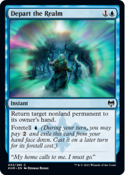 Depart the Realm - KALDHEIM - 053/285 - Magic the Gathering Single Card
