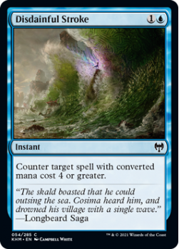 Disdainful Stroke - KALDHEIM - 054/285 - Magic the Gathering Single Card