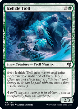 Icehide Troll - KALDHEIM - 176/285 - Magic the Gathering Single Card