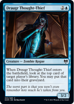 Draugr Thought-Thief - KALDHEIM - 055/285 - Magic the Gathering Single Card