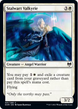 Stalwart Valkyrie - KALDHEIM - 031/285 - Magic the Gathering Single Card