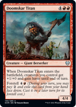 Doomskar Titan - KALDHEIM - 130/285 - Magic the Gathering Single Card