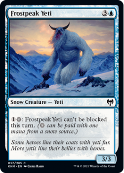 Frostpeak Yeti - KALDHEIM - 057/285 - Magic the Gathering Single Card