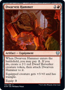 Dwarven Hammer - KALDHEIM - 133/285 - Magic the Gathering Single Card