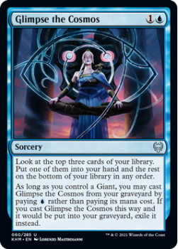 Glimpse the Cosmos - KALDHEIM - 060/285 - Magic the Gathering Single Card