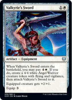 Valkyrie's Sword - KALDHEIM - 036/285 - Magic the Gathering Single Card