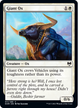 Giant Ox - KALDHEIM - 011/285 - Magic the Gathering Single Card