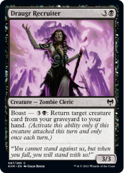Draugr Recruiter - KALDHEIM - 087/285 - Magic the Gathering Single Card
