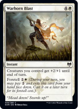 Warhorn Blast - KALDHEIM - 038/285 - Magic the Gathering Single Card