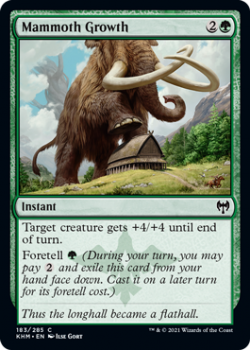 Mammoth Growth - KALDHEIM - 183/285 - Magic the Gathering Single Card