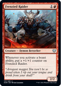 Frenzied Raider - KALDHEIM - 137/285 - Magic the Gathering Single Card