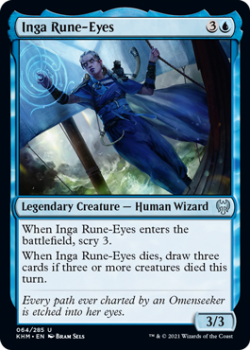 Inga Rune-Eyes - KALDHEIM - 064/285 - Magic the Gathering Single Card