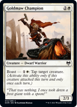 Goldmaw Champion - KALDHEIM - 014/285 - Magic the Gathering Single Card