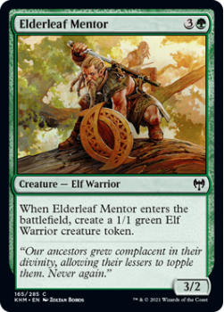 Elderleaf Mentor - KALDHEIM - 165/285 - Magic the Gathering Single Card