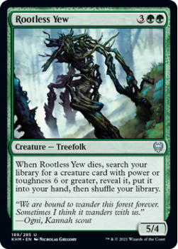 Rootless Yew - KALDHEIM - 189/285 - Magic the Gathering Single Card