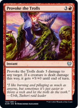 Provoke the Trolls - KALDHEIM - 144/285 - Magic the Gathering Single Card