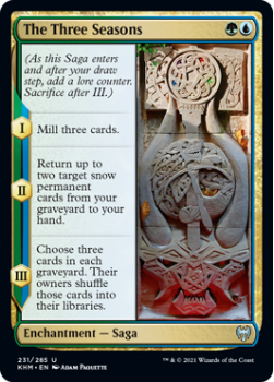 The Three Seasons - KALDHEIM - 231/285 - Magic the Gathering Single Card