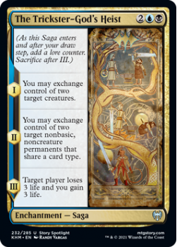 The Trickster-God's Heist - KALDHEIM - 232/285 - Magic the Gathering Single Card