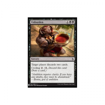 Unburden : MYSTERY BOOSTER 849 - Magic the Gathering Single Card