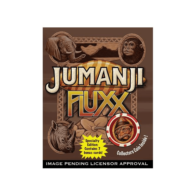 Jumanji Fluxx Card Game - Looney Labs Board Game With Ever-Changing Rules For Family Game Night