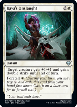 Kaya's Onslaught - KALDHEIM - 018/285 - Magic the Gathering Single Card