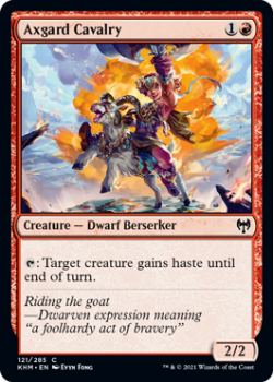 Axgard Cavalry - KALDHEIM - 121/285 - Magic the Gathering Single Card