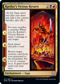 Kardur's Vicious Return - KALDHEIM - 217/285 - Magic the Gathering Single Card