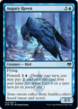 Augury Raven - KALDHEIM - 044/285 - Magic the Gathering Single Card