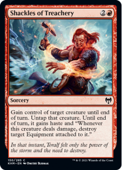 Shackles of Treachery - KALDHEIM - 150/285 - Magic the Gathering Single Card