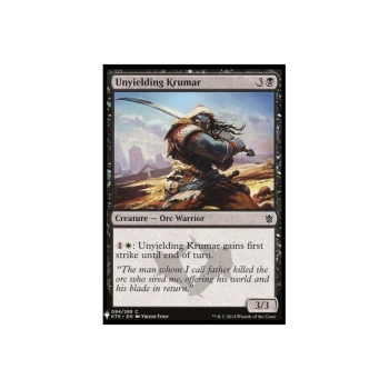 Unyielding Krumar : MYSTERY BOOSTER 853 - Magic the Gathering Single Card