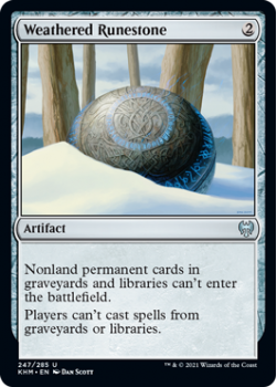 Weathered Runestone - KALDHEIM - 247/285 - Magic the Gathering Single Card