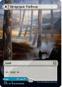 Hengegate Pathway // Mistgate Pathway (BORDERLESS) - KALDHEIM - 293 - Magic the Gathering Single Card